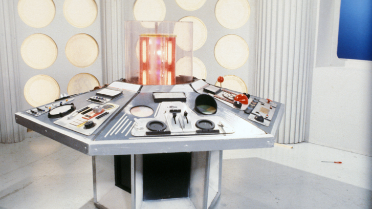 TARDIS set from the BBC series 'Doctor Who'